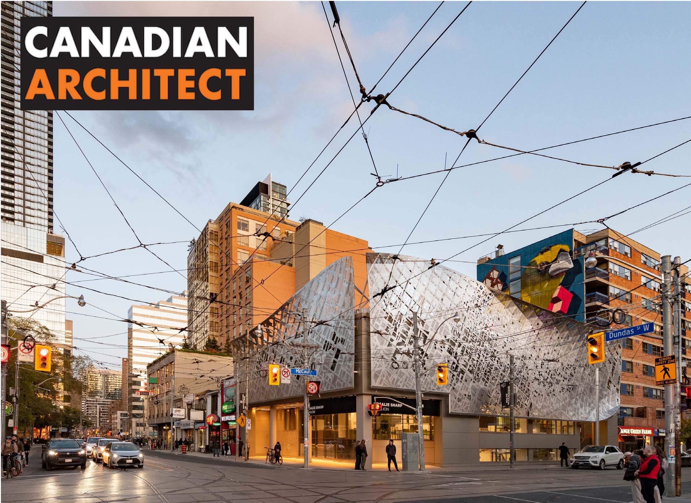 Image of Canada Architect Magazine Features Rosalie Sharp Pavilion