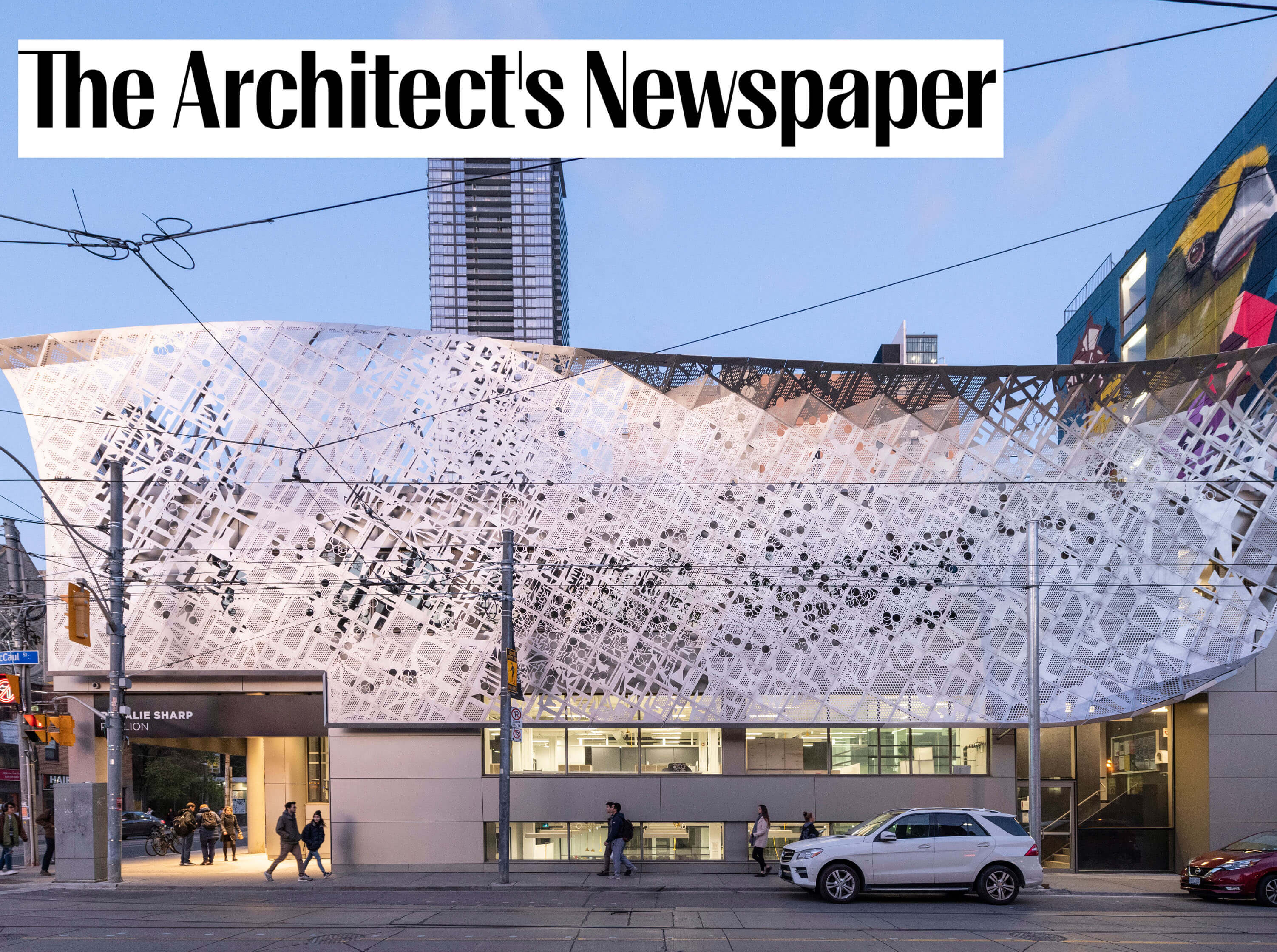 Image of The Architect's Newspaper Features OCAD'S Rosalie Sharpe Pavilion 