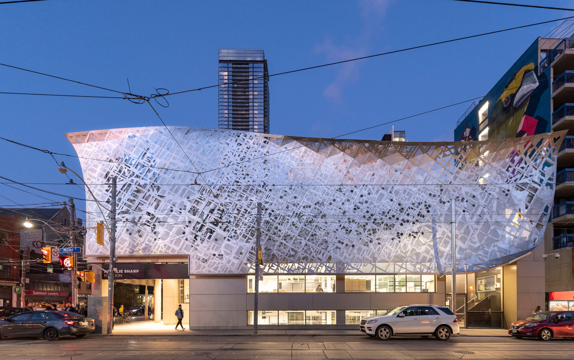 Top image Rosalie Sharp Pavilion