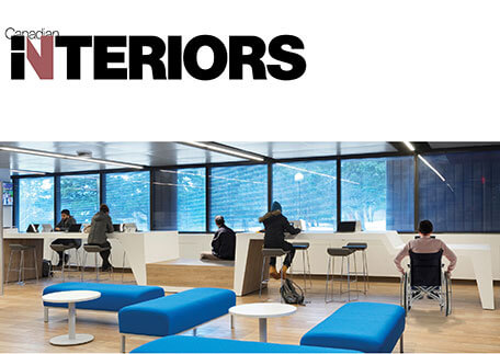 related project title Shape Shift Bench at Lakehead U Featured in Canadian Interiors